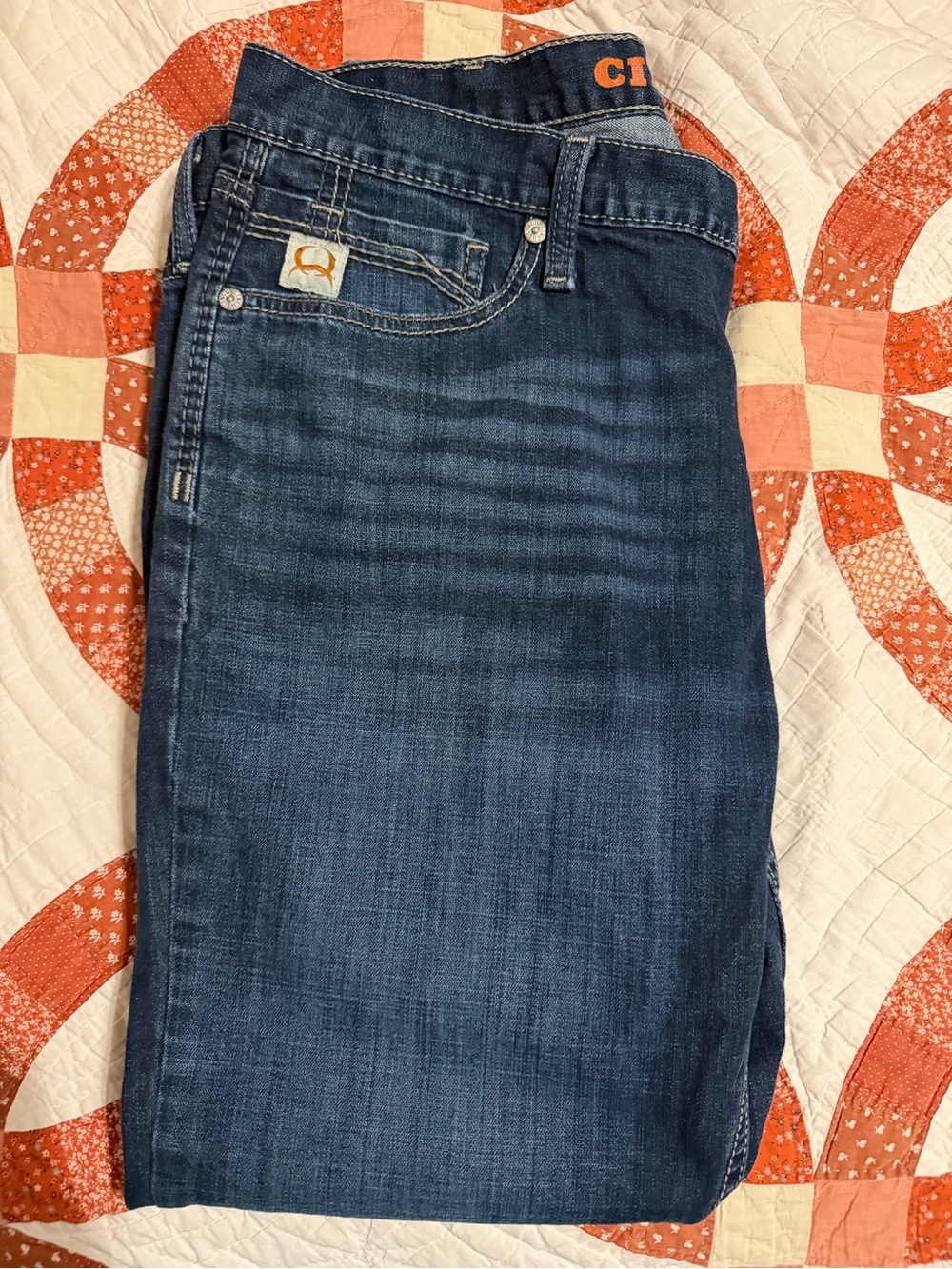 38x30 Cinch Men’s Medium Blue Straight Jeans